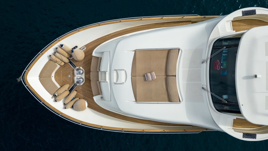 Aerial deck view