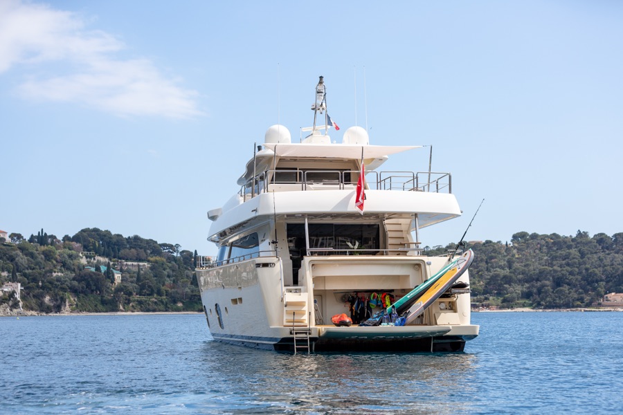 Stern view