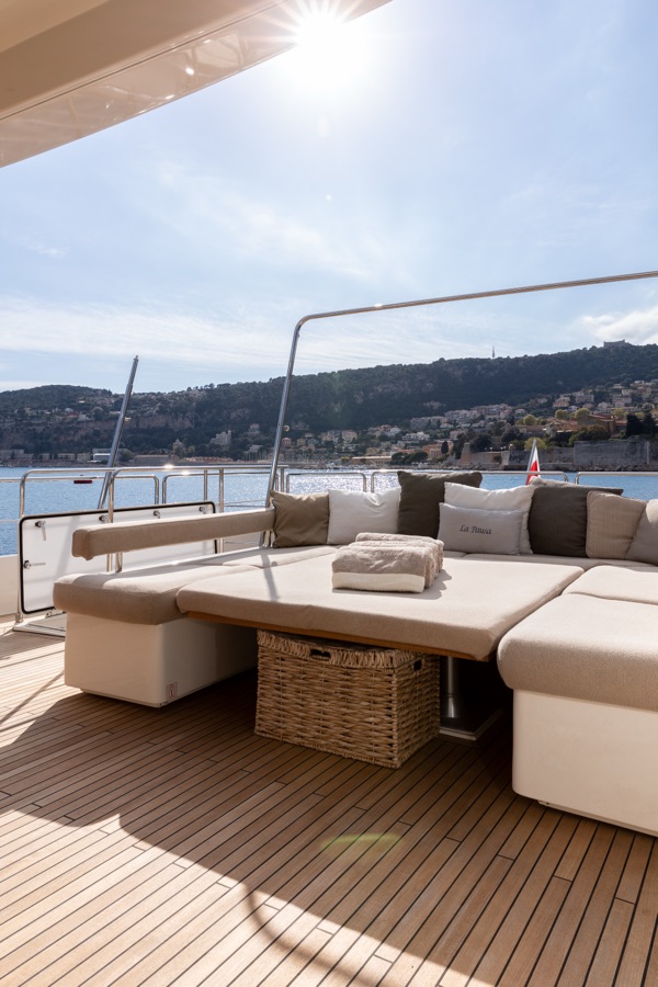 Sun deck loungers